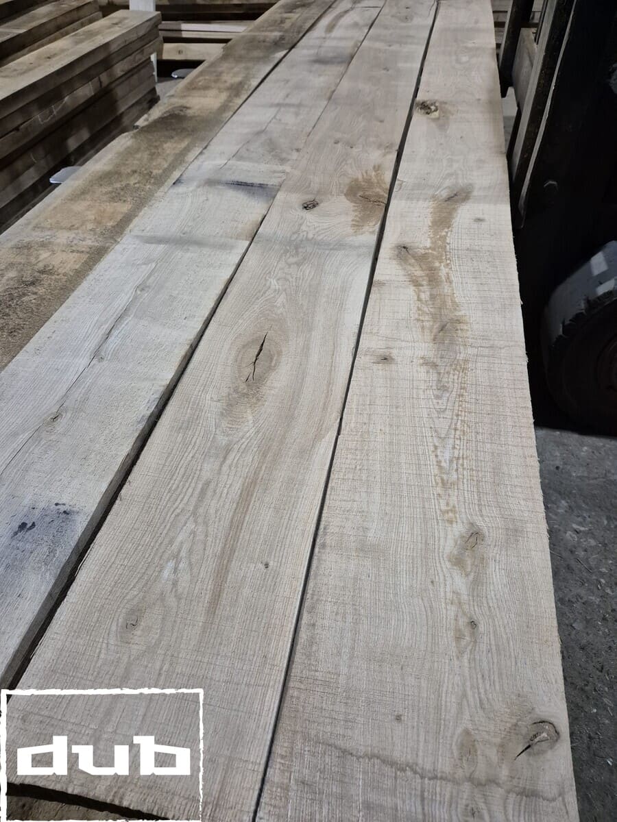 Массив дуба обрезной 2 сорт 3000х150х50